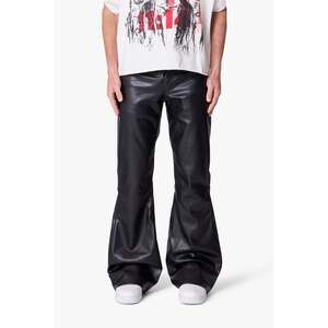 mnml Leather Flare Pants - Black Size 34Black / 34